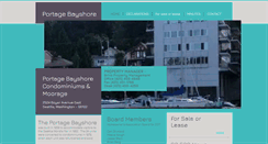 Desktop Screenshot of portagebayshore.org