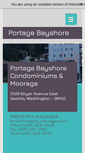 Mobile Screenshot of portagebayshore.org